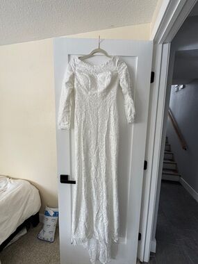 June Bridal Floral Boho Lace Dress size 2